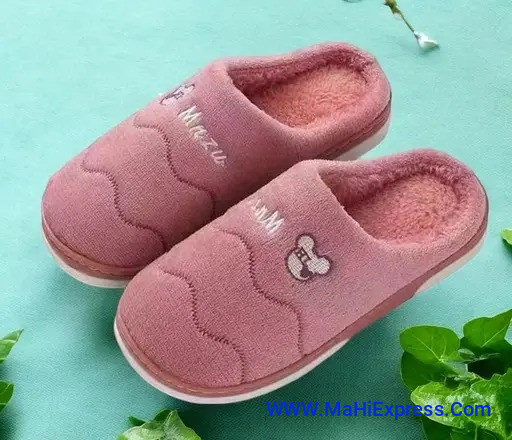 Sagar Collection Women's Comfort Slip On Closed Toe Warm Winter House Clog Indoor Slipper(Pink)