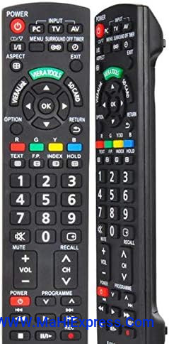 Sayeny Smart Remote Control Compatible for Panasonic Led TV Remote Control for All Panasonic Smart TV Viera HD LCD LED TV with VIERA Link/VIERA TOOLS / SD CARD