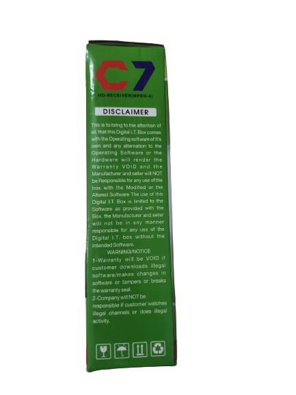 Sayeny Duetek C7 High Definition Satellite Receiver Free To Air MPEG-4 Media Streaming Device  (White)