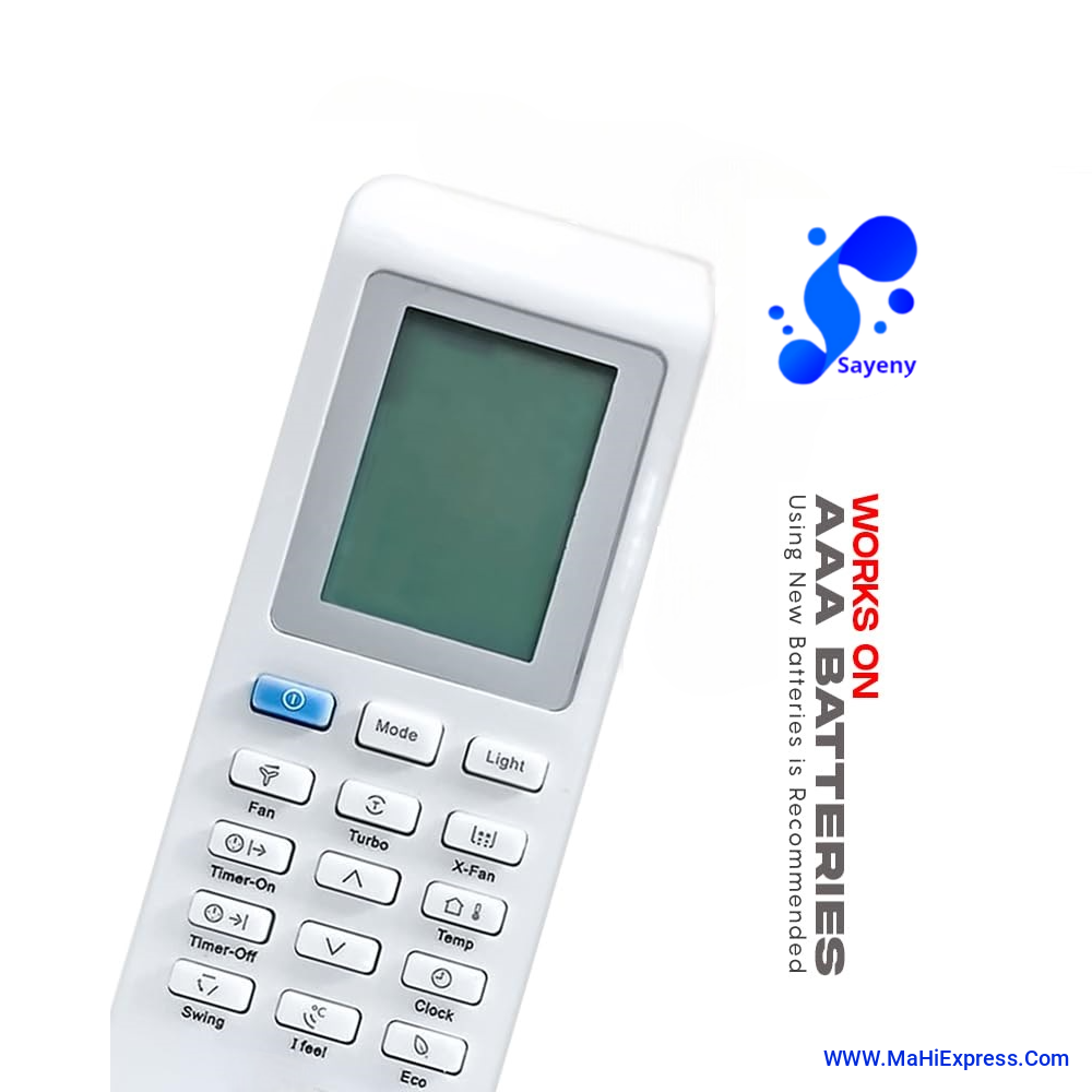 Sayeny Compatible for Blue Star AC Remote Original 217 Model Suitable 1 1.5 2 Ton Split and Window Air Conditioner - Make Sure Existing Remote Control Match Exactly of Each Keys