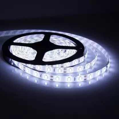 Sayeny 4 Meter LED Strip Lights |120 Led RGB Strip Light with Adaptor |Operated with LED Lights for Home Decoration, Bedroom,Diwali Decoration & False Ceiling (White)