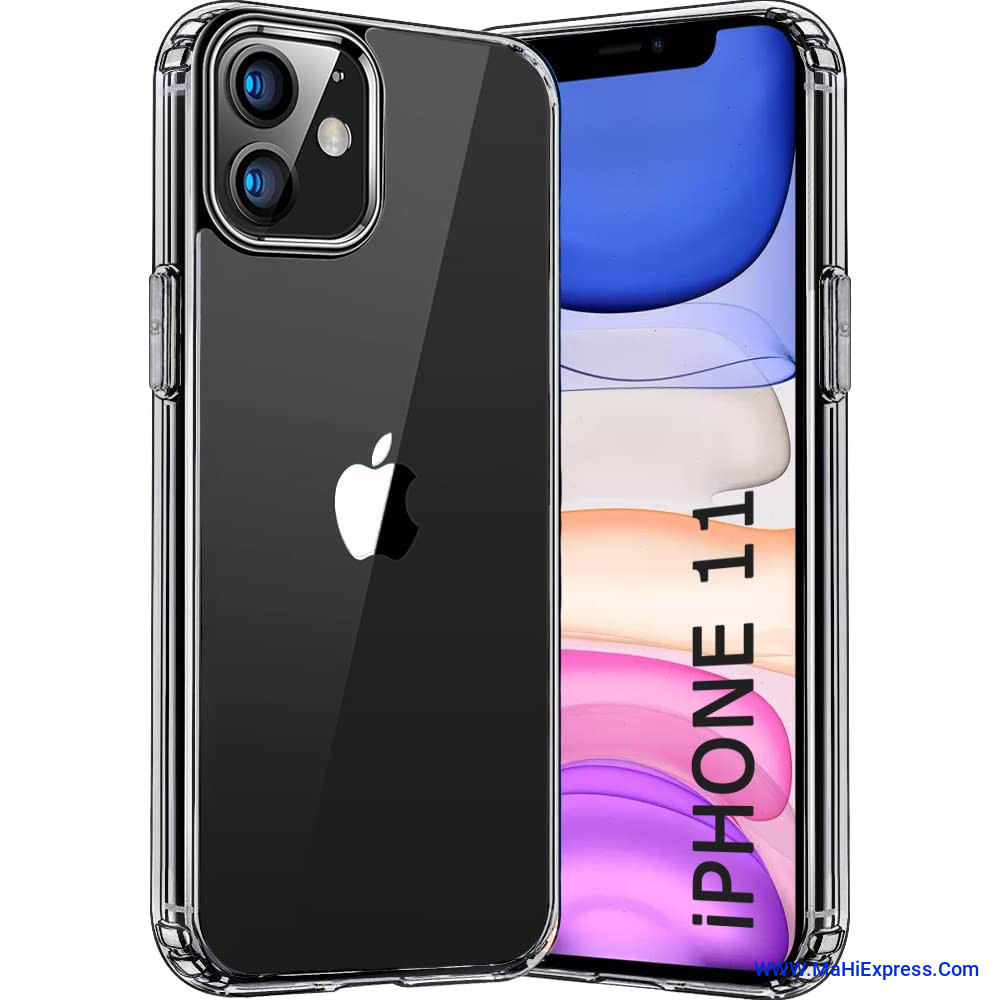 Back Cover for Apple iPhone 11  (Transparent, Shock Proof, Pack of: 1)