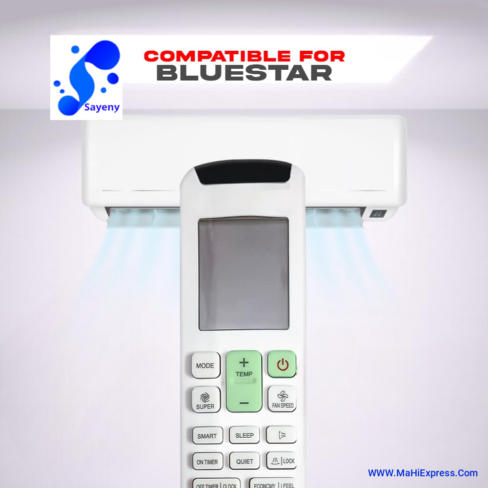 Sayeny Compatible for Blue Star AC Remote Original Model 211 Suitable 1 1.5 2 Ton Split and Window Air Conditioner