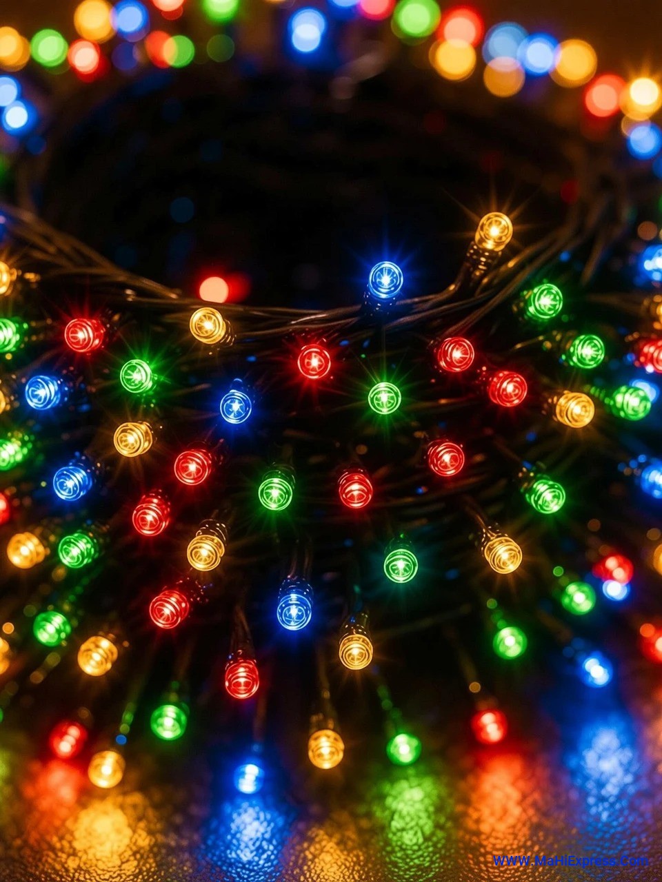 Sayeny 7 Meter 30 LED Multicolor Rice Lights | Steady String Fairy Lights for Festival, Diwali, Christmas & Home Decoration