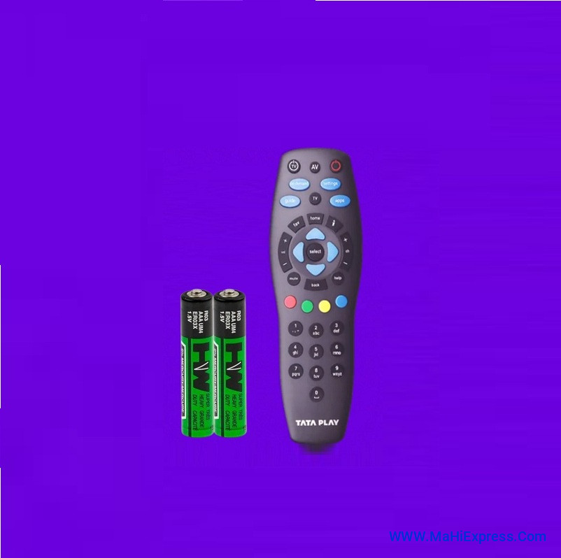 Sayeny Universal 100% Original Universal (Works With All Tv) NOT A RECORDING REMOTE Tata Play Setop Box, Tata Sky Setop Box Remote Controller  (Black)