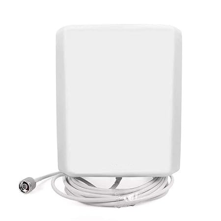 India Tri-Band 5G Indoor Wall Mount Panel Antenna, Cell Phone Signal Boosters with N-Female Connectors for Home 2G, 3G, 4G, 5G (698-4000Mhz) 15 Meter Cable