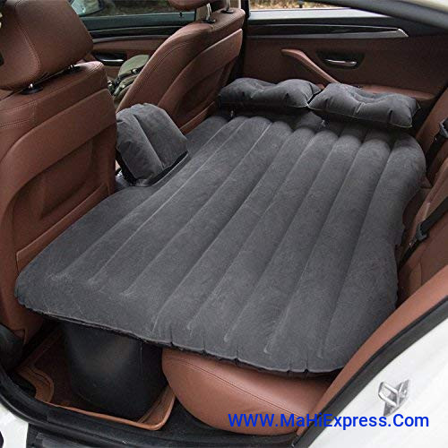 Multifunctional Inflatable Car Bed Car Back Seat Sleeping Bed Car Mattress for Travel Bed for Car for Adults with Two Air Pillows Car Air Pump and Repair Kit