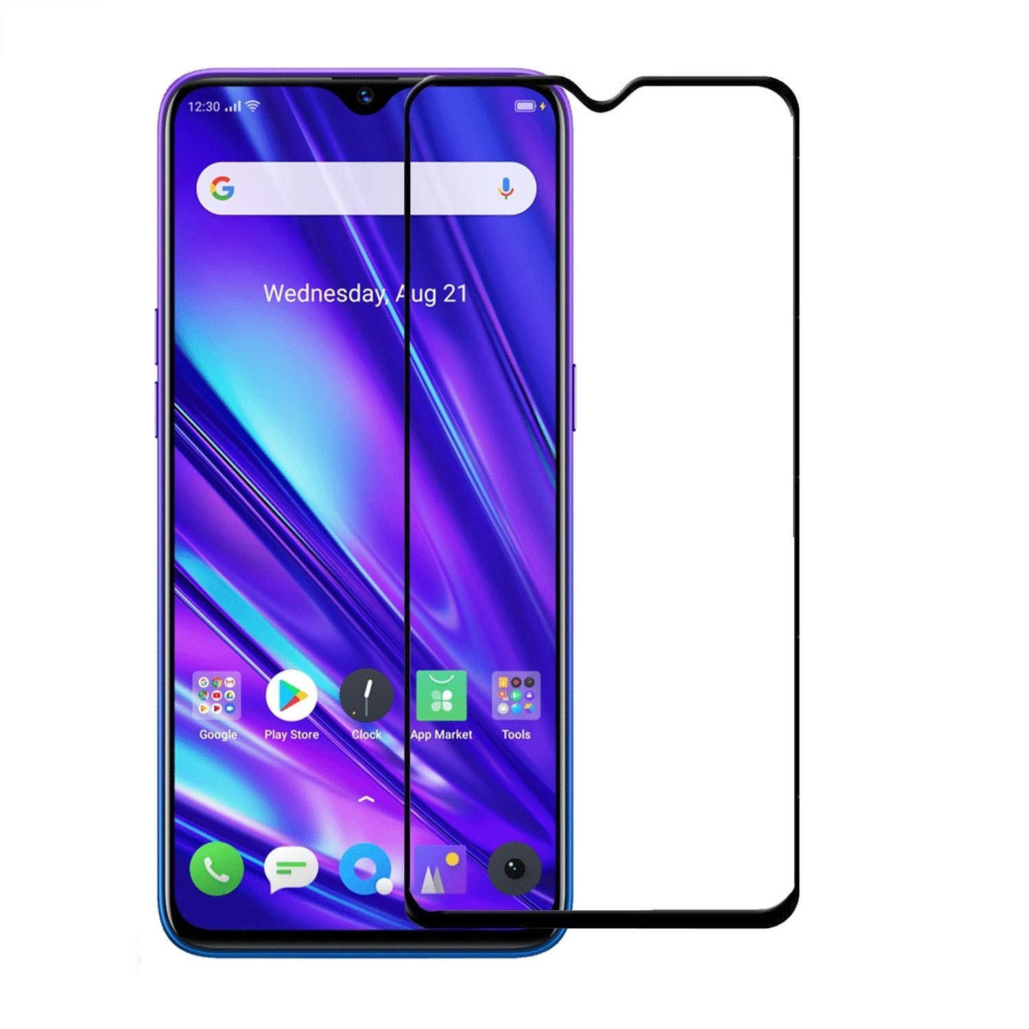 Sayeny Tempered Glass Guard Protector 11D for Realme 2 Pro / Realme U1 Realme 3 / Realme 3i / Realme 3 Pro / Realme 5 Pro (Transparent) Edge to Edge Full Screen Coverage, Pack of 1