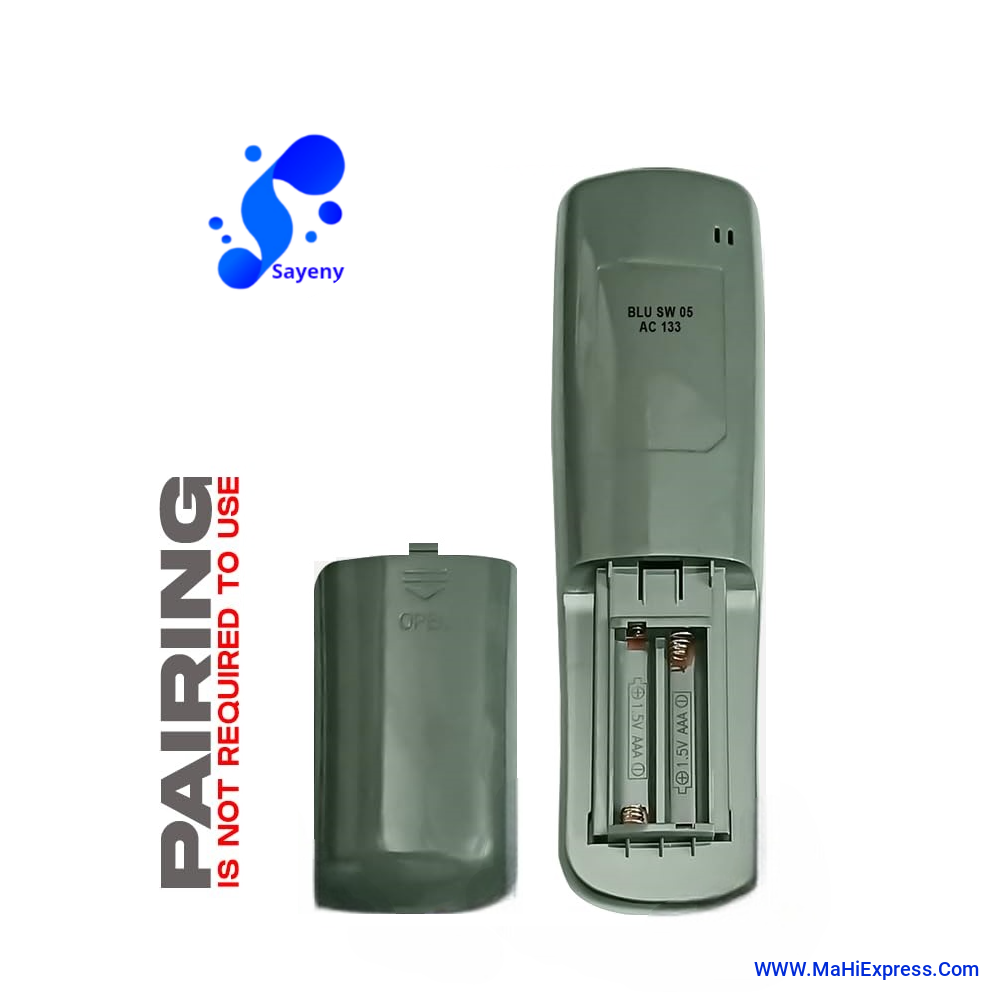 Sayeny Compatible for Blue Star Inverter AC Remote Original Model 133 Suitable 1 1.5 2 Ton Split and Window Air Conditioner