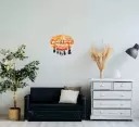 Kana Creation Seven Horse in Beautiful Orenge Theme Home Wooden Key Holder (7 Hooks, Green) and a gift of mobileholder