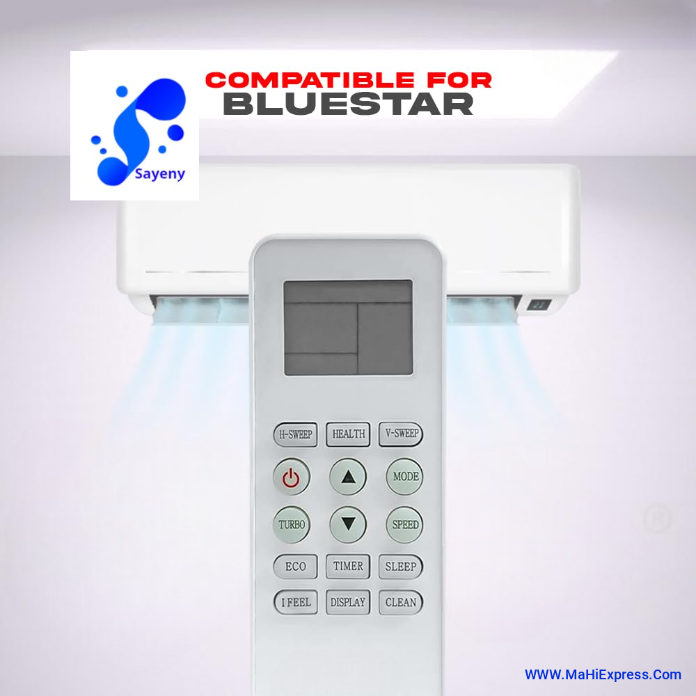 Sayeny Compatible with Blue Star AC Remote Original Model 240 Suitable 1 1.5 2 Ton Split and Window Air Conditioner