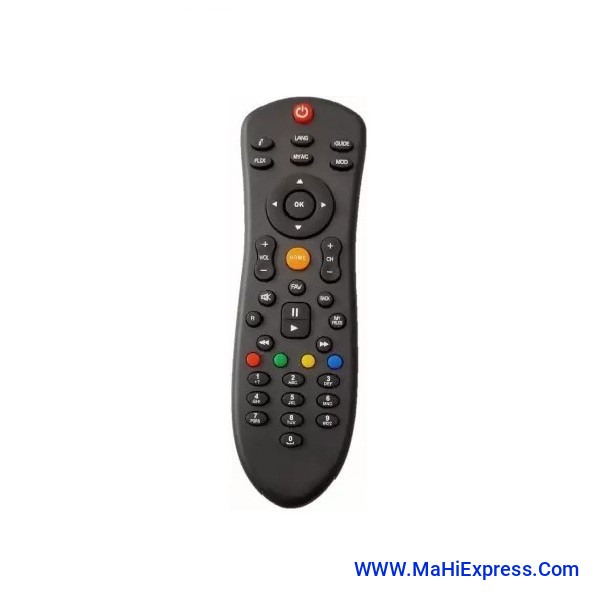 Sayeny Dish Tv NXT HD Remote Compatible with Dish Tv Zenega-4, Dish Tv Tru HD, Dish Tv HD Plus Set Top Box Remote Controller  (Black)