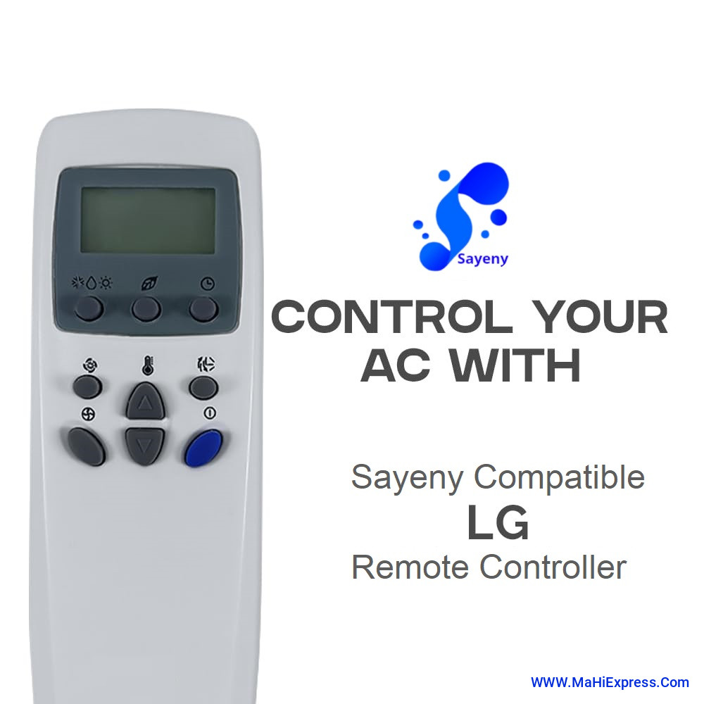 Sayeny Compatible AC Remote Control for LG Split and Window Air Conditioner, Match Keys Exactly with Original 103 AC Remote Before Placing Order